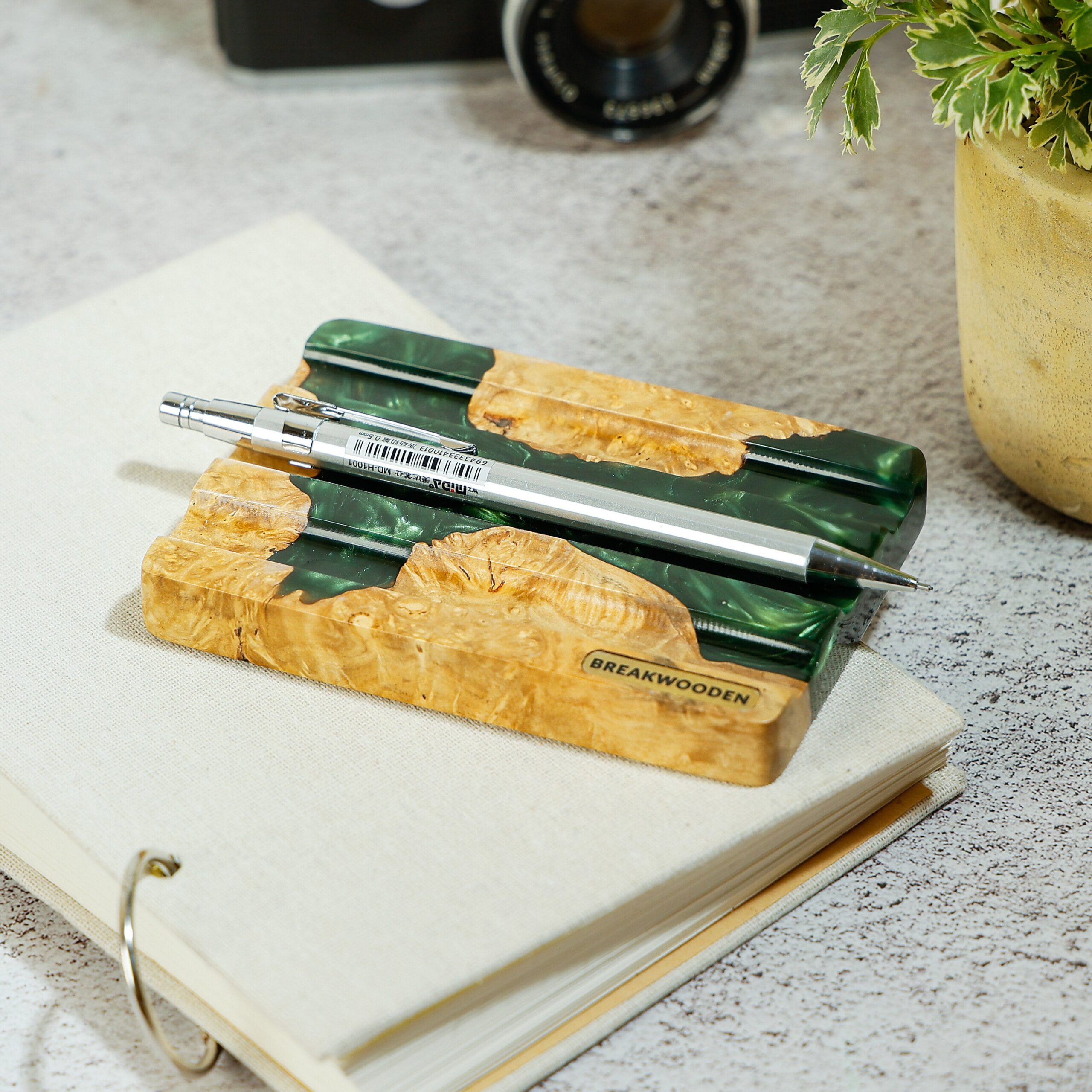 Custom Pen Tray- Office Accessories- Nu Cafe - Breakwooden BR2812