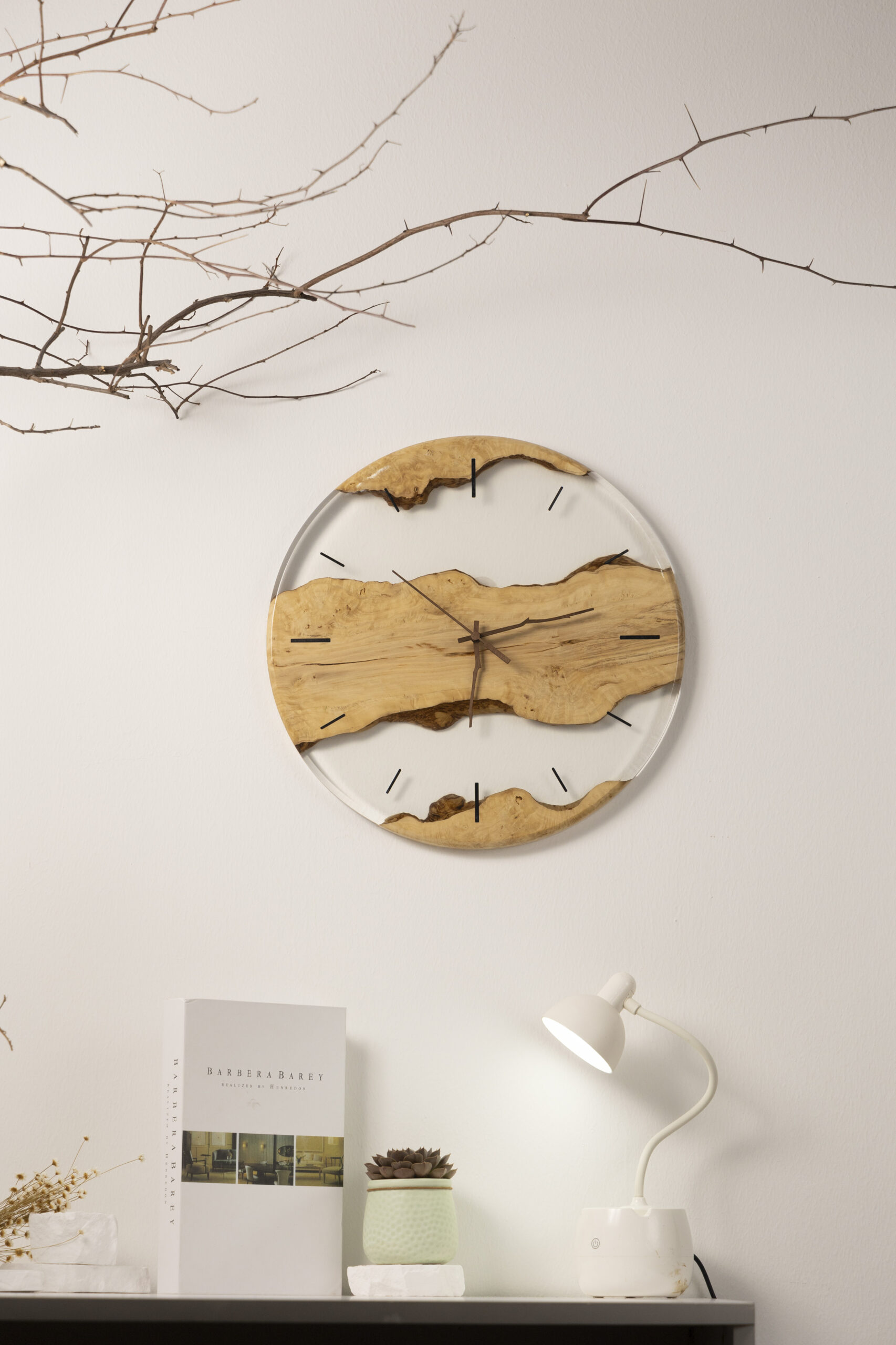 Minimalist Wood Wall Clock for Home Decor - Breakwooden BR2812
