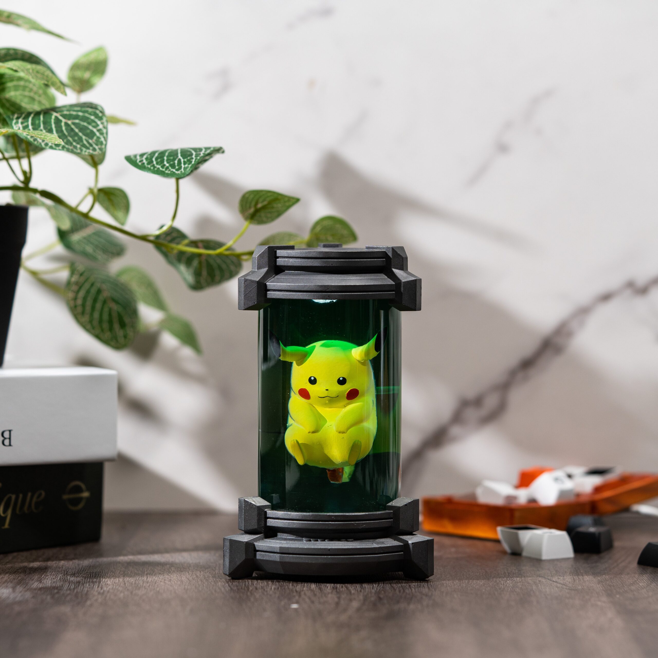 Pikachu Pokemon Diorama Resin Lamp - Breakwooden BR2812